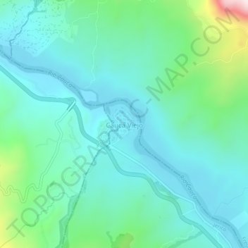 Mappa topografica Cauca Viejo, altitudine, rilievo