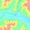 Mappa topografica 青珍乡, altitudine, rilievo