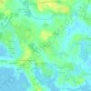 Mappa topografica La Brionnière, altitudine, rilievo