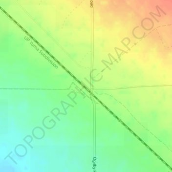 Mappa topografica Ogilby, altitudine, rilievo