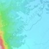Mappa topografica Haguimitan, altitudine, rilievo
