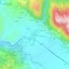 Mappa topografica Mocaiana, altitudine, rilievo