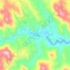 Mappa topografica Silver City, altitudine, rilievo