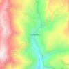 Mappa topografica San Andrés, altitudine, rilievo