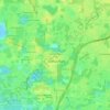 Mappa topografica Town of Citrus Park, altitudine, rilievo