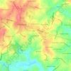 Mappa topografica Bonnie Brae, altitudine, rilievo