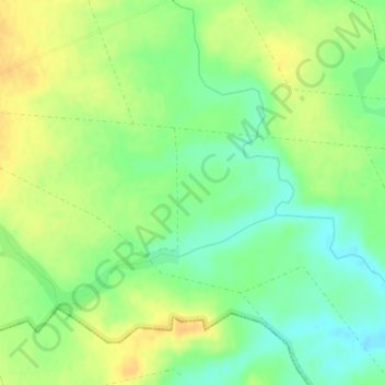 Mappa topografica Rufarco, altitudine, rilievo