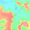 Mappa topografica Bhimpur, altitudine, rilievo
