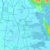 Mappa topografica Innisfail, altitudine, rilievo