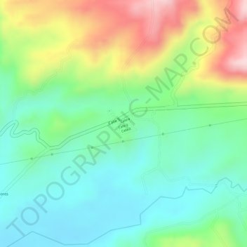 Mappa topografica GABRIEL LOPEZ, altitudine, rilievo