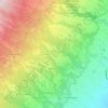 Mappa topografica La Zarza, altitudine, rilievo