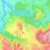Mappa topografica Les Chirouzes, altitudine, rilievo