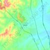 Mappa topografica 奢岭街道, altitudine, rilievo