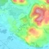 Mappa topografica Massonas, altitudine, rilievo