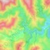 Mappa topografica Rochettes Basses, altitudine, rilievo