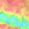 Mappa topografica Kerbedo, altitudine, rilievo