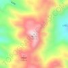 Mappa topografica 腾云尖, altitudine, rilievo