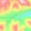 Mappa topografica Uchuhuma, altitudine, rilievo