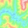 Mappa topografica 白猿沟村, altitudine, rilievo