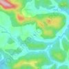 Mappa topografica Paji, altitudine, rilievo