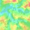 Mappa topografica Cavalerie, altitudine, rilievo