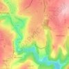 Mappa topografica Vissenty, altitudine, rilievo