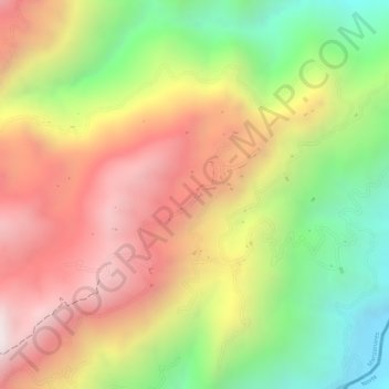 Mappa topografica LAS MARGARITAS, altitudine, rilievo