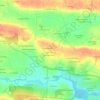 Mappa topografica La Biherie, altitudine, rilievo