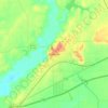 Mappa topografica Greenville, altitudine, rilievo