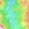 Mappa topografica Fussé, altitudine, rilievo
