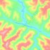 Mappa topografica Bee, altitudine, rilievo