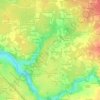 Mappa topografica La Brebionnière, altitudine, rilievo