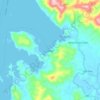 Mappa topografica Libjo, altitudine, rilievo