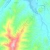 Mappa topografica Contignano, altitudine, rilievo