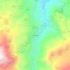 Mappa topografica La Mojonera, altitudine, rilievo