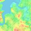 Mappa topografica Gauffeny, altitudine, rilievo
