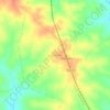 Mappa topografica Karmatanr, altitudine, rilievo