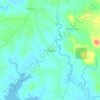 Mappa topografica Pangpang, altitudine, rilievo