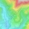 Mappa topografica La Fuont, altitudine, rilievo