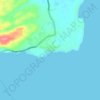 Mappa topografica Baculin, altitudine, rilievo