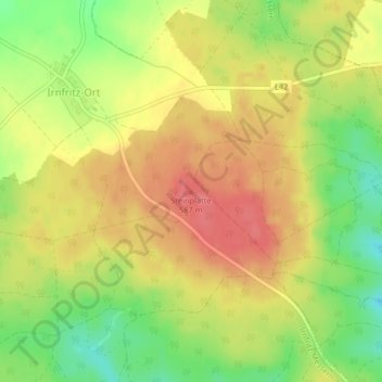 Mappa topografica Steinplatte, altitudine, rilievo