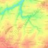 Mappa topografica La Ploterie, altitudine, rilievo
