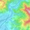 Mappa topografica Caprigliola, altitudine, rilievo