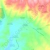 Mappa topografica Comunidad Víctor Lepileo, altitudine, rilievo