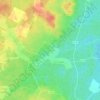 Mappa topografica La Couleyre, altitudine, rilievo