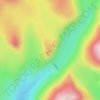 Mappa topografica Ben Crom, altitudine, rilievo