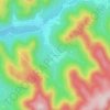 Mappa topografica La Sciotte, altitudine, rilievo