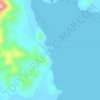 Mappa topografica Silanga, altitudine, rilievo