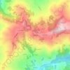 Mappa topografica Ca' del Re, altitudine, rilievo