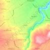 Mappa topografica La Calera, altitudine, rilievo